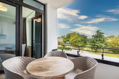 Image de Stylish apartment in the park near the Baltic Sea with loggia and exclusive Spa in the building