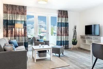 Image de Tasteful apartment on the Baltic Sea with balcony and sauna area in the house -