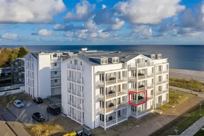 Charming apartment on the Baltic Sea with sunny balcony - four-legged friends welcome -