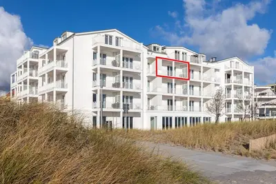 Image de Great apartment in top location on the beach with balcony and great sea view -