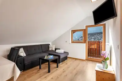 Image de Appartement 'Kehrerhof - Panorama' avec vue sur les montagnes, balcon et Wi-Fi