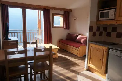 Image de Charmant Appartement 2 Pièces pour 4 Personnes avec Balcon à Proximité des Pistes - Orcières Merlette