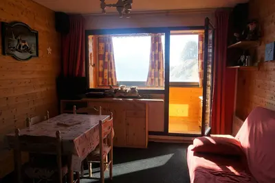 Image de Studio cabine 4 pers avec vue, proche télésiège