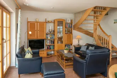 Image de Spacious semi-detached house with garden, terrace and pool in the Zingst vacation park -