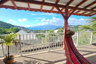 Image de Kalinago superbe appart F2 vue mer sur la baie de Fdf
