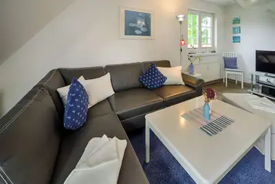 Image de Bright maisonette apartment on the 1st floor; up to max. 4 persons, washing machine, Wlan