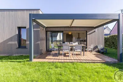 Image de Maison contemporaine avec jardin clos, terrasse, proche dunes sauvages, tout confort, Port-Bail-sur-Mer