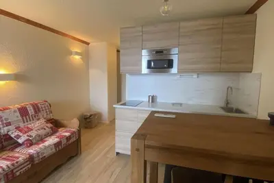 Image de À 300m des remontées, 3ème étage, télévision, casier à ski, 23m², Alpe d'Huez