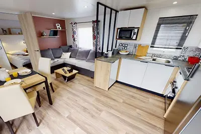 mobil home neuf, Kerlann 4*, excellence Moana 4/6 pers (259)