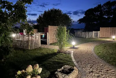 Image de Cottage chaleureux avec jacuzzi entre terre et mer