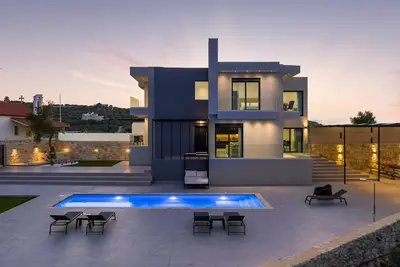 Image de Nikolioudis Luxury Villa Wine - 900m From Agia Marina Beach