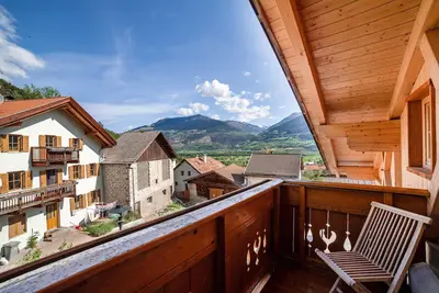 Appartement \"Hof am Schloss Lärche\" avec vue sur la montagne et Wi-Fi