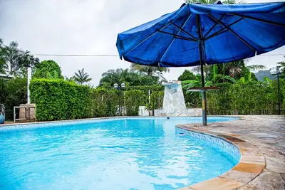 Image de Chácara com piscina, churrasq e WiFi em Peruíbe/Sp