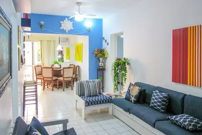 Image de Apartamento a 70m da Praia de Pitangueiras/Sp