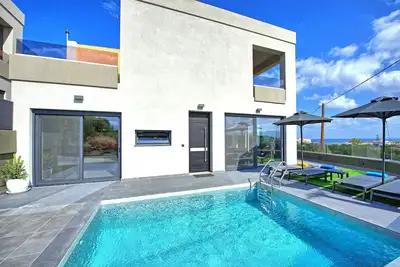 Image de Villa Popi – Villa de vacances avec piscine privée à Crète.