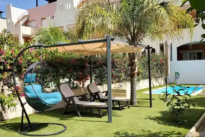 Image de Low Ground Floor in the First Line of Vera with private pool!