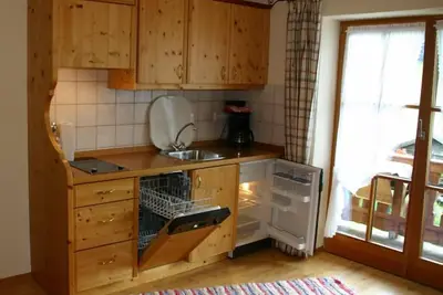 Image de Fewo, Balkon, Kochnische, 1 Schlaf- und 1 Wohn-/schlafzimmer, max 2 Personen