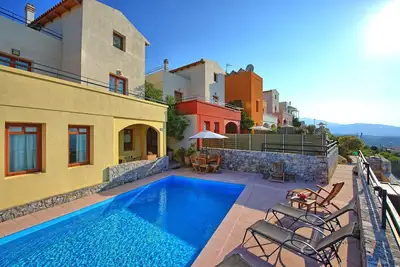Image de Villa Aphrodite - Villa de vacances avec piscine à Plaka, Crète, Grèce