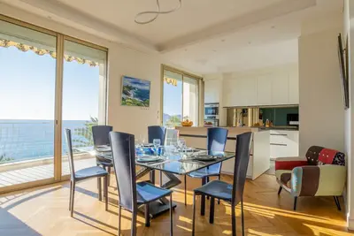 Image de 4p vue mer exceptionnelle, aux pieds des plages