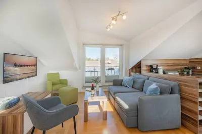 Image de Exclusive vacation experience: 'Saphir' with fireplace & balcony - Haus Ostseekristall