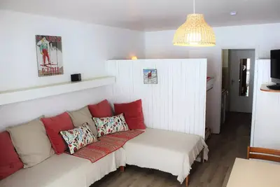 Image de Studio 4 personnes situé côté sud avec balcon