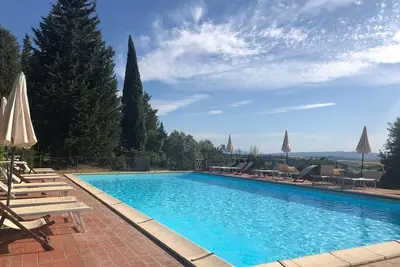 Image de Appartement à Trequanda avec 2 chambres à coucher, 4 couchages