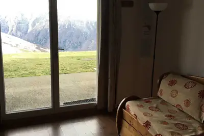 Image de Beau studio Peyragudes avec vue sur les montagnes