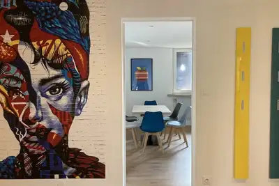 Image de Les charmes de l'alsace dans un logement au style moderne et contemporain