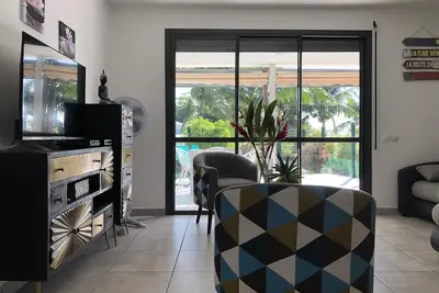 Superbe studio à la baie des pélicans, 5mn de la plage