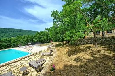Image de Belle maison de vacances privée avec Wifi, piscine privée, climatisation, vue panoramique, parking