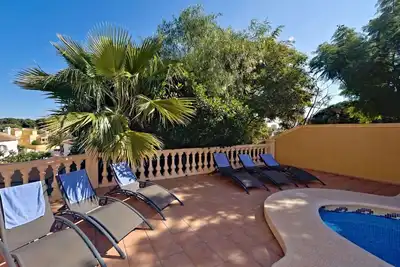 Image de Magnifique maison de vacances privée avec Wifi, climatisation, piscine privée, Tv, patio, parking