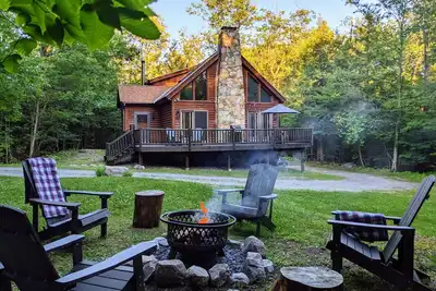 Image de Log Cabin Escape: Well-stocked, clean, cozy & comfortable