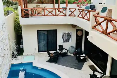 Image de Quiet paradise just steps from the beach in north end of puerto morelos