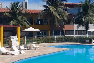 Fortaleza Beach - Ground floor apartment with 2 bedrooms / Swimming pools / Air conditioning / Wi-Fi / Garage