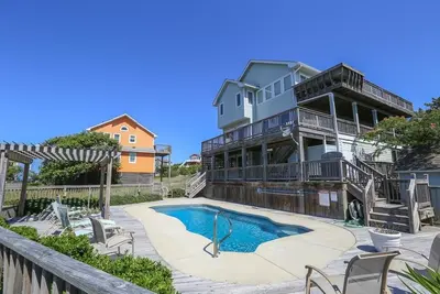 🐾 Doggone Duck Obx - 5 Br Oceanside home w/ Private Pool & Dog Friendly