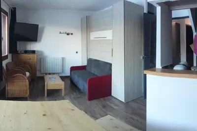 Image de superbe appartement en résidence skis aux pieds