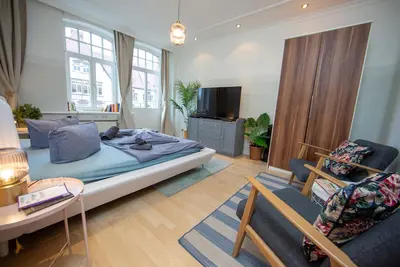 Image de ★Cosy & bright Jugendstil Flat in the ❤ of Erfurt+ balcony ★