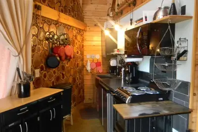 Image de Hocking Hills A-Frame Log/Stone Cabin by the Pond-Quiet and Private
