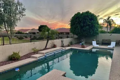 Image de Southwestern Bohemian Home with Private Pool
