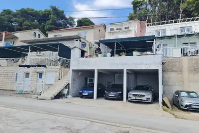 Image de Appartement d'une chambre avec le balcon et la vue sur le mer Baie Saplunara, Mljet (A-12849-a)