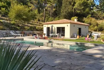 Image de Panoramic villa with heated pool