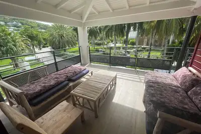 Image de Saint-Martin Antilles Bel appartement 3 chambres sur la marina d'Anse Marcel