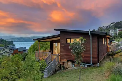 Panoramic Views from Spacious New Beach House in Christchurch's Cass Bay