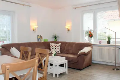 Image de Ferienwohnung am Stadtpark Bed linen bookable - Ferienwohnung am Stadtpark