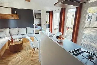 Image de New spacious air-conditioned mobile home - Vias plage Camping La Carabasse 4*