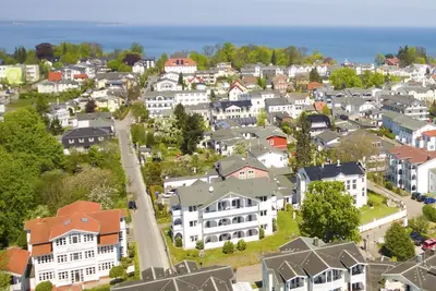Magnificent sea view, chic vacation apartment with balcony - Villa Fernsicht FeWo 12