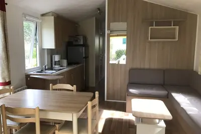 Image de Carnac - Mobil Home - 5 pers - 2 ch - Camping Moulin de Kermaux 4* - Piscine