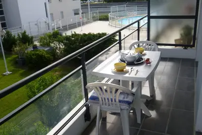 Image de Appartement avec 1 chambre, terrasse sud, piscine, place de parking