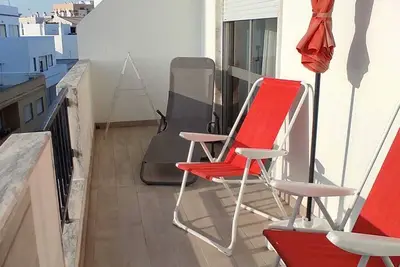 Image de 1-bedr. apartment on the beach and sea front in Quarteira