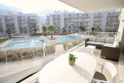 Image de Bel appartement comfortable  avec piscine communale à Denia, Costa Blanca, Espagne pour 4 personnes